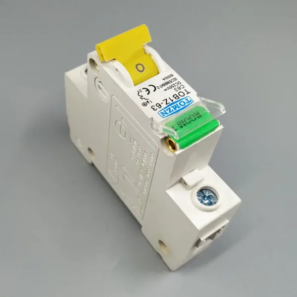 1P DC 250V  Circuit breaker MCB C curve single pole direct-current fuse for PV - Image 4