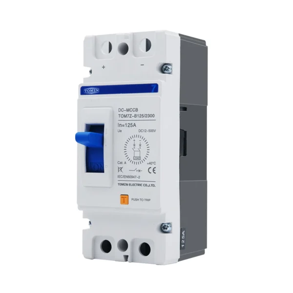 2P DC B curve 500V DC Solar Molded Case Circuit Breaker MCCB Overload Protection Switch Protector for Solar Photovoltaic PV - Image 6