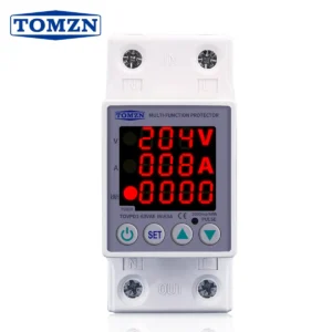 Protezione Da Sovratensione E Sottotensione 230V 40A Con Display Doppio – Supporto Guida DIN BEMS5-40A