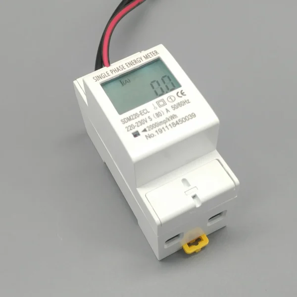80A Din rail Single Phase Two Wire LCD Digital Display Power Consumption Energy Electric Meter kWh AC 220V 230V 50Hz/60Hz - Image 5