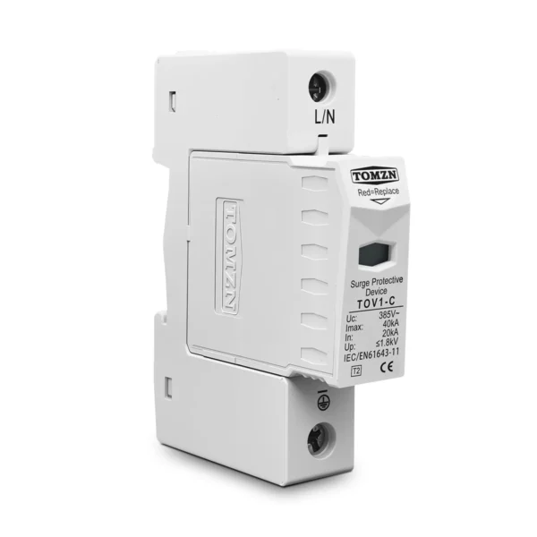 AC SPD 1P 275V 385V House Surge Protector protection Protective Low-voltage  Arrester Device 20KA 40KA 60KA - Image 2