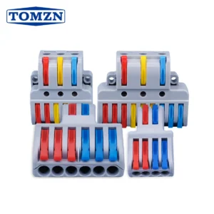10pcs Quick Wire Connector LT SPL Universal Wiring Cable Connectors Push-in Conductor Terminal Block electrical splitter