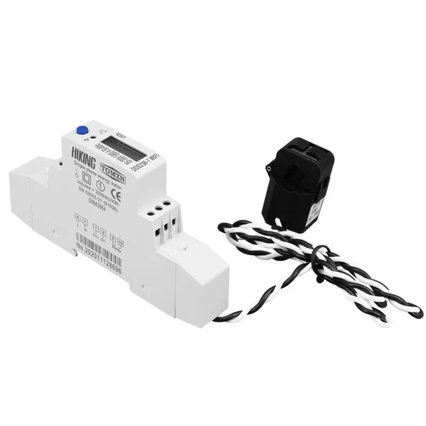 60A Din Rail 18mm Tuya Single Phase WIFI Smart Energy Meter timer Power Consumption Monitor kWh Meter Wattmeter 110V 220V - Image 3