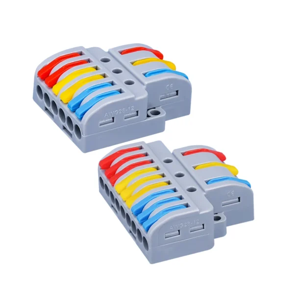 10pcs Quick Wire Connector LT SPL Universal Wiring Cable Connectors Push-in Conductor Terminal Block electrical splitter - Image 3