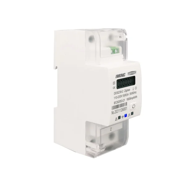 Zigbee Gateway Tuya Single Phase 65A Din Rail WIFI Smart Energy Meter timer Monitor kWh Meter Wattmeter 110V 220V 50/60Hz - Image 4