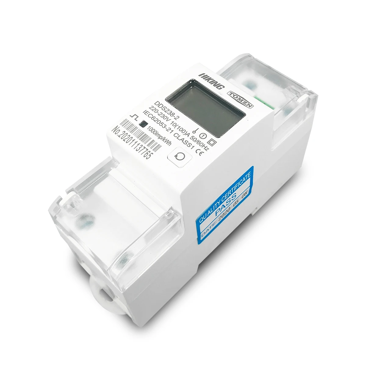 bi-directional Single phase energy meter100A 220V 230V 50HZ 60HZ 100A active energy import export kwh Din rail Watt hour - Image 6