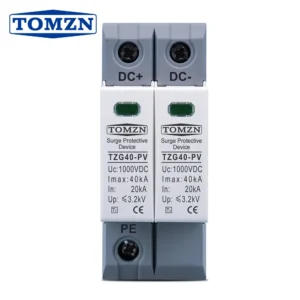 DC SPD 1000V 800V 600V 20KA~40KA  House Surge Protector Protective Low-voltage  Arrester Device