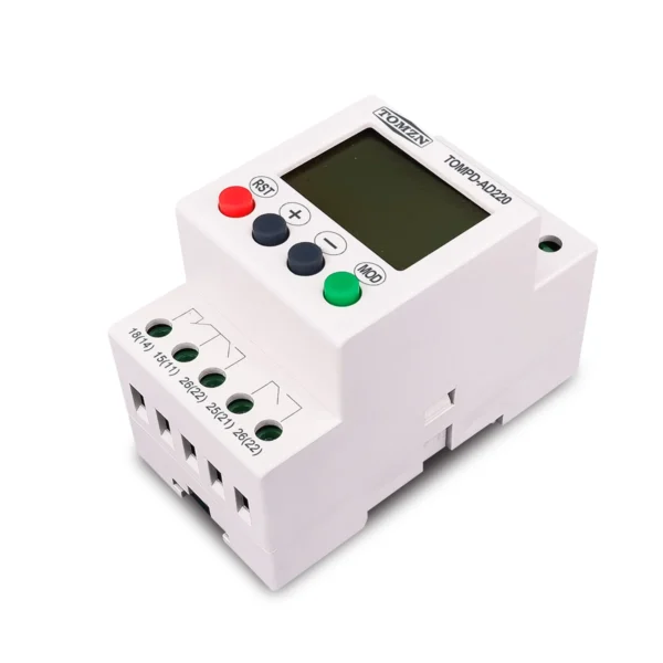 AC DC adjustable Over and Under Voltage Protector single Phase Din rail Voltage Monitoring Protection Relay - Image 3
