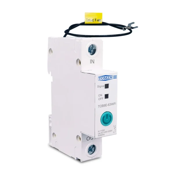 63A  Din Rail WIFI Circuit Breaker Smart Switch Remote Control by Ewelink APP for Smart Home 18mm 63A without metering function - Image 2