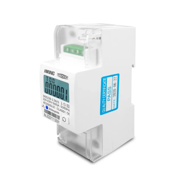 5(65)A 220V 230V 50HZ 60HZ voltage current DDS238-2 ZN/S single phase Din rail KWH Watt hour energy meter with RS485 MODBUS-RUT - Image 2