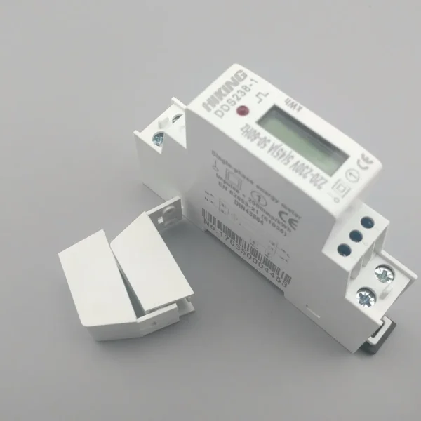 5(45)A 45A 220V 50HZ 60HZ LCD display Single phase Din rail KWH Watt hour din-rail energy meter - Image 4