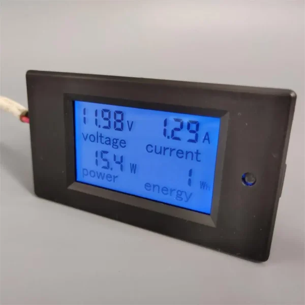 DC Voltmeter Ammeter Power Energy Digital Voltage Current Meter LCD 4 in 1 DC 6.5-100V 20A with Shunt - Image 3