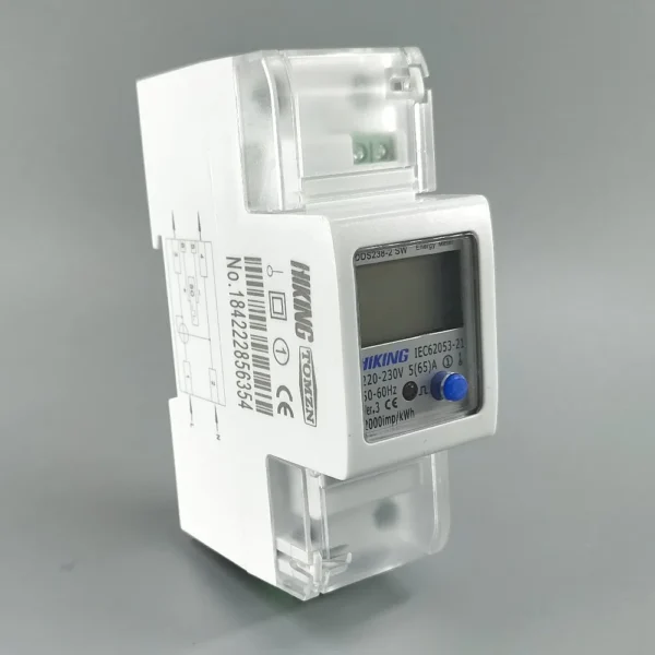 65A 100A 220V 230V 50HZ 60HZ voltage current Positive reverse active reactive power Single phase Din rail Watt hour energy meter - Image 4