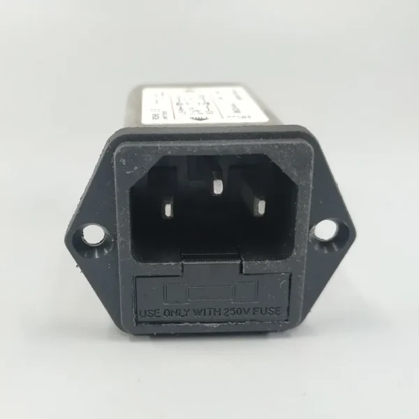 IEC inlet module AC power socket with fuse EMI filter 6A 115V/250V 50HZ/60HZ - Image 6