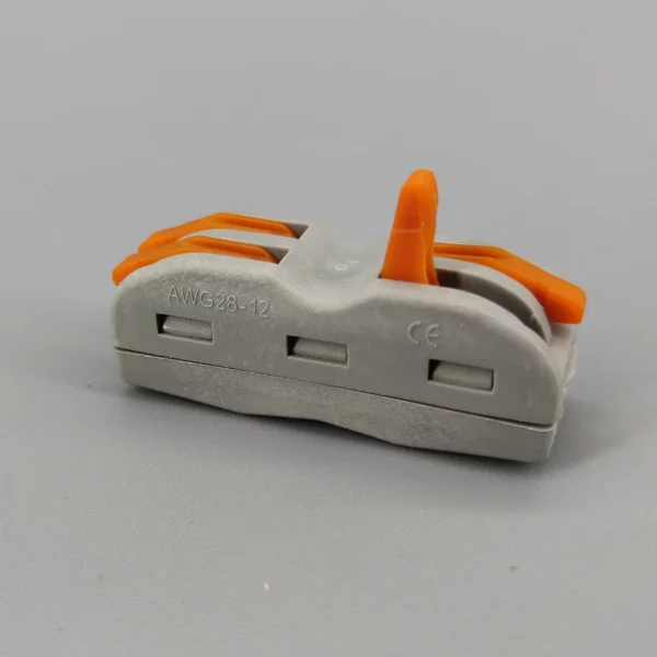 10pcs 2 Pin Universal compact wire wiring connector conductor terminal block with lever Splitter 32A - Image 6