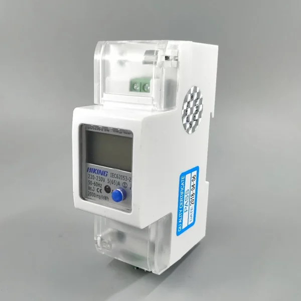 65A 100A 220V 230V 50HZ 60HZ voltage current Positive reverse active reactive power Single phase Din rail Watt hour energy meter - Image 5