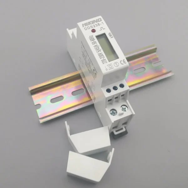 5(45)A 45A 220V 50HZ 60HZ LCD display Single phase Din rail KWH Watt hour din-rail energy meter - Image 5