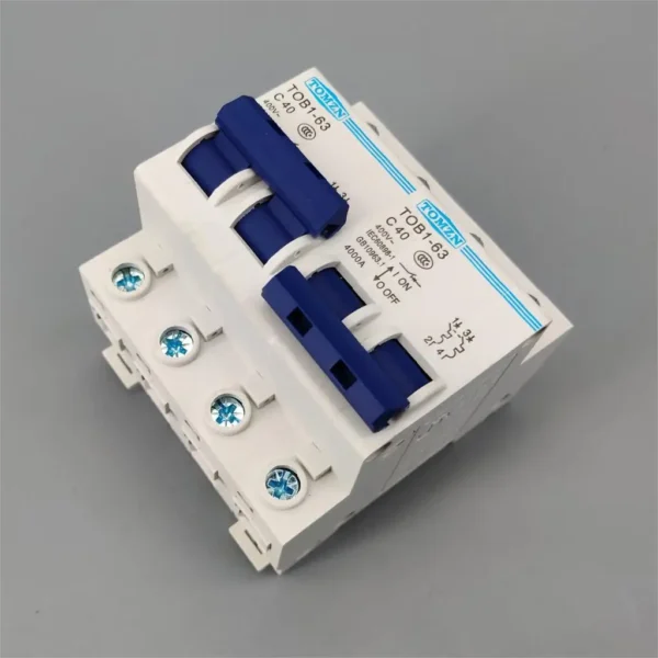 2P 40A MTS Manual transfer switch Circuit breaker MCB 50HZ/60HZ 400~ - Image 3