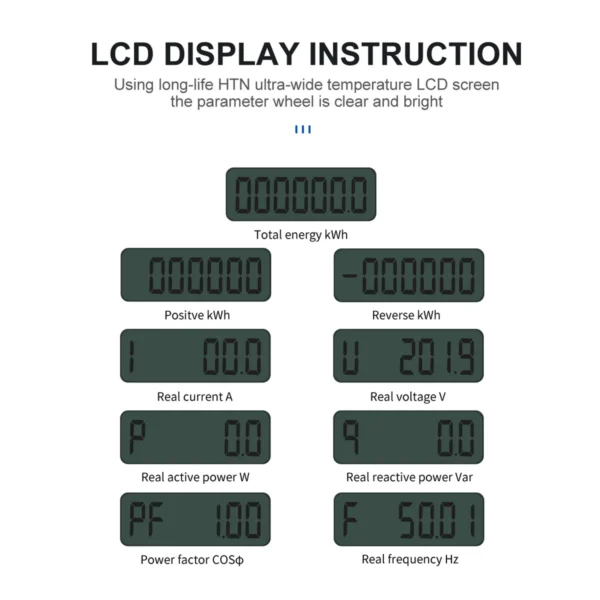 60A Din Rail 18mm Tuya Single Phase WIFI Smart Energy Meter timer Power Consumption Monitor kWh Meter Wattmeter 110V 220V - Image 4
