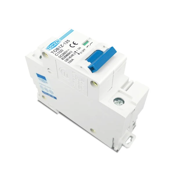 1P 125A DC MCB 250V  Circuit breaker FOR PV System C curve Battery Main Switch - Image 4