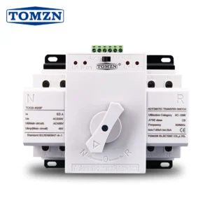 2P 63A 230V MCB type Dual Power Automatic transfer switch ATS