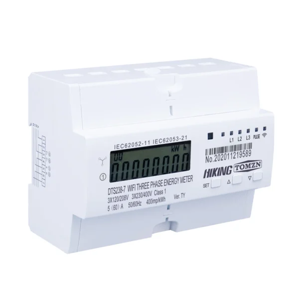 WIFI Smart TUYA 3P 4 wire Energy Meter 3*120V 3*220V 3*230V 50/60Hz timer Power Consumption Monitor kWh Meter Wattmeter - Image 2