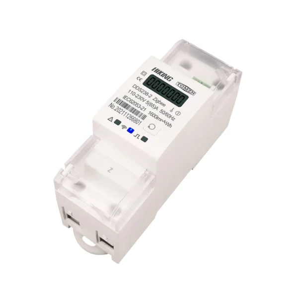 Zigbee Gateway Tuya Single Phase 65A Din Rail WIFI Smart Energy Meter timer Monitor kWh Meter Wattmeter 110V 220V 50/60Hz - Image 5