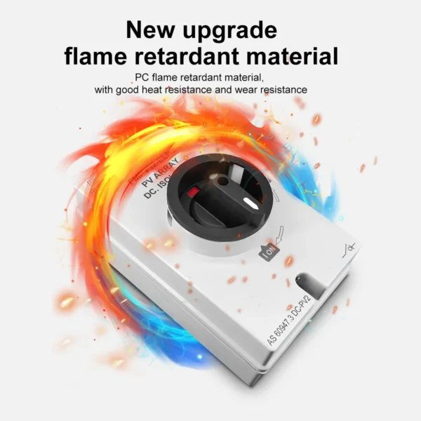 PV DC 1200V 32A TOMZN IP66 Waterproof Solar Rotating Handle Isolator Rotary Switch Disconnector For Solar distribution box - Image 4