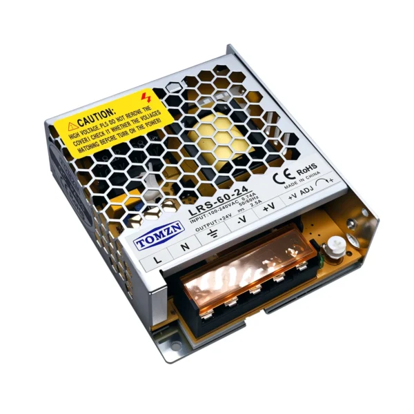 TOMZN 60W AC-DC SMPS Single Output Switching power supply input 110V 220V output 5V 12V 15V 24V 36V 48V adjustable for LED - Image 5