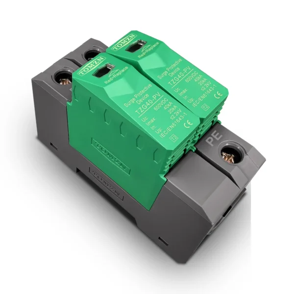 TOMZN SPD DC 500V 600V 800V 1000V 20KA~40KA  House Surge Protector Protective Low-voltage  Arrester Device - Image 4