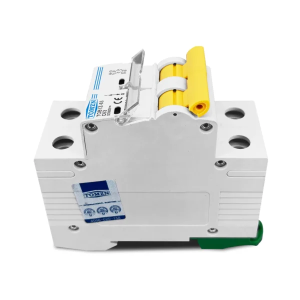 TOMZN 2P DC 600V  Circuit breaker MCB C curve single pole direct-current fuse for PV - Image 3