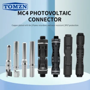 TOMZN 2 sets of PV Solar Connectors 1000V 1500V 32A 45A Panel Branch PV Photovoltaic Wire/Board Terminal Box Inverter IP67 10LOT