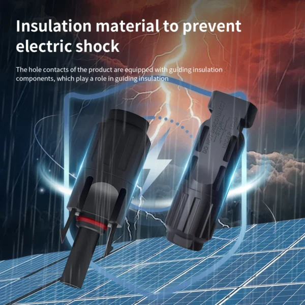 TOMZN 1000V 45A Two sets of Solar Connectors Panel Branch PV Photovoltaic Wire Board Terminal Box Inverter Waterproof IP67 125℃ - Image 3