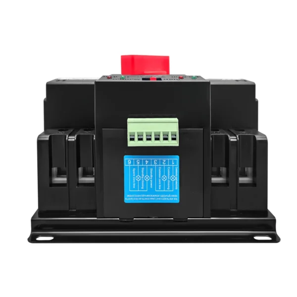 TOMZN night light series 2P 63A 125A 220V 230V 50/60Hz MCB type Dual Power Automatic transfer switch ATS 2 input 2 output - Image 4