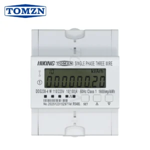 DDS238-4 W L1/L2  FM2S 110V+110V 100A Bi-directional Active Energy Measure RS485 FM2S Phase Voltage Frequency 50/60Hz TOMZN