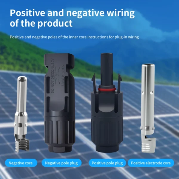 TOMZN Two sets of Solar Connectors 1000V 32A Panel Branch PV Photovoltaic Board Terminal Box Inverter Waterproof Anti-fuse - Image 5