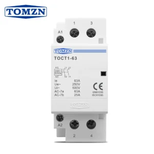 TOCT1 2P 63A 1NC1NO 2NO 2NC 220V/230V 50/60Hz Din Rail Household AC Modular Contactor