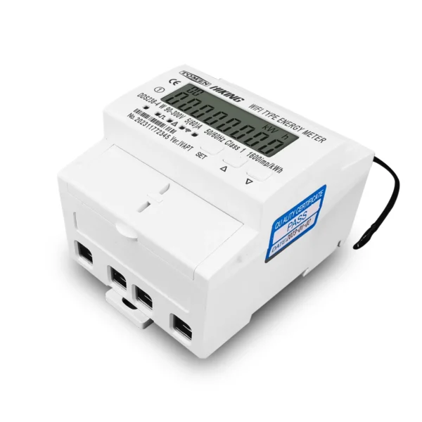 60A 90-300V TUYA WIFI Smart Leakage Energy Meter kWh Temperature Circuit Breaker Timer With Voltage Current Protector RS485 - Image 4