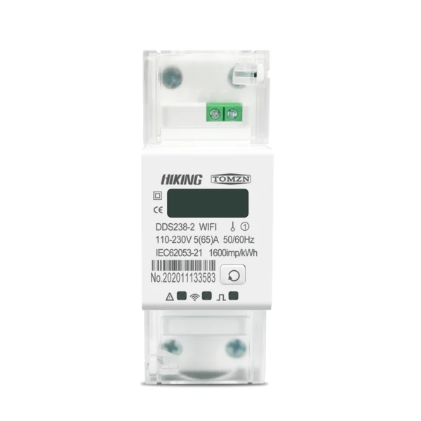 Tuya Single Phase 65A Din Rail WIFI Smart Energy Meter timer Power Consumption Monitor kWh Meter Wattmeter SMARTLIFE - Image 5