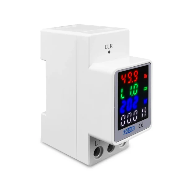 4IN1 TOMZN AC 110V 220V 100A Voltage Current KWH Electric energy monitor meter VOLT AMP voltmeter ammeter Wattmeter din rail - Image 3