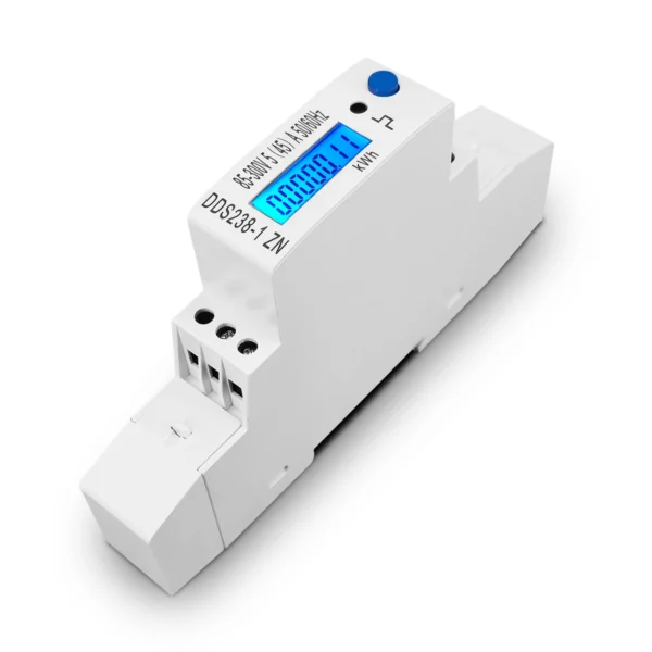 5(45)A 45A MAX 110V 220V 50HZ 60HZ voltage current single phase Din rail KWH Watt hour energy meter with RS485 MODBUS-RUT - Image 3