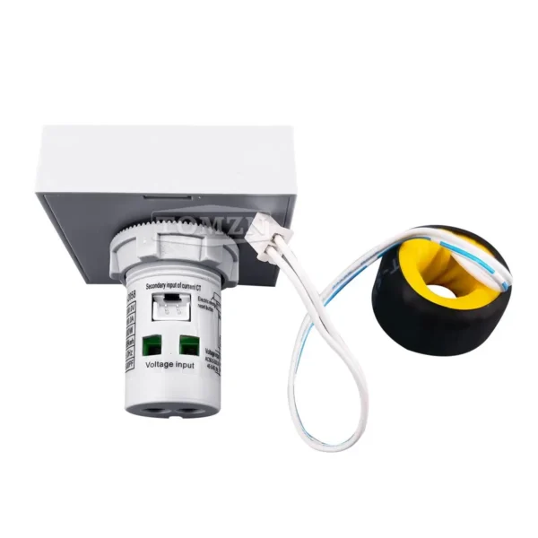 6IN1 50-300V 50/60Hz Square Voltmeter Ammeter Ampere Current Voltage Hertz Frequency Energy Meter Kwh Signal Light lndicator - Image 6
