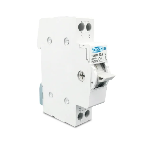 1P 2P 3P 4P 63A TOMZN MTS Dual Power Manual Transfer Isolating Switch  Interlock Circuit Breaker - Image 5
