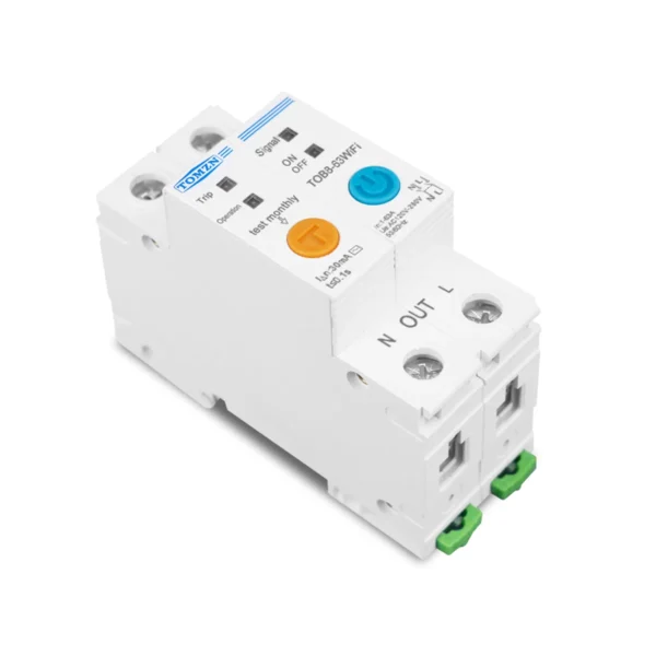 63A Ewelink Single Phase WIFI Smart Energy Meter Kwh Metering Monitoring Circuit Breaker Timer Relay with Leakage Protection - Image 6