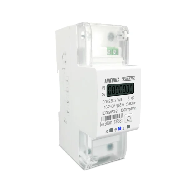 Tuya Single Phase 65A Din Rail WIFI Smart Energy Meter timer Power Consumption Monitor kWh Meter Wattmeter SMARTLIFE - Image 2