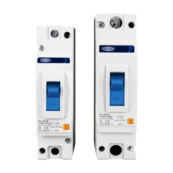 TOMZN 1P 500V DC MCCB Solar Molded Case Circuit Breaker  Overload Protection B curve for Solar Photovoltaic PV - Image 5