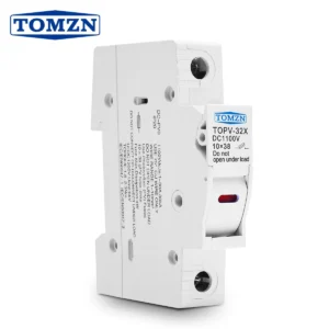 1P Solar PV 1100V Fuse Holder suitable for 10*38mm PV fuse Fuse Link for solar system protection Base Photovoltaic Protector gpV
