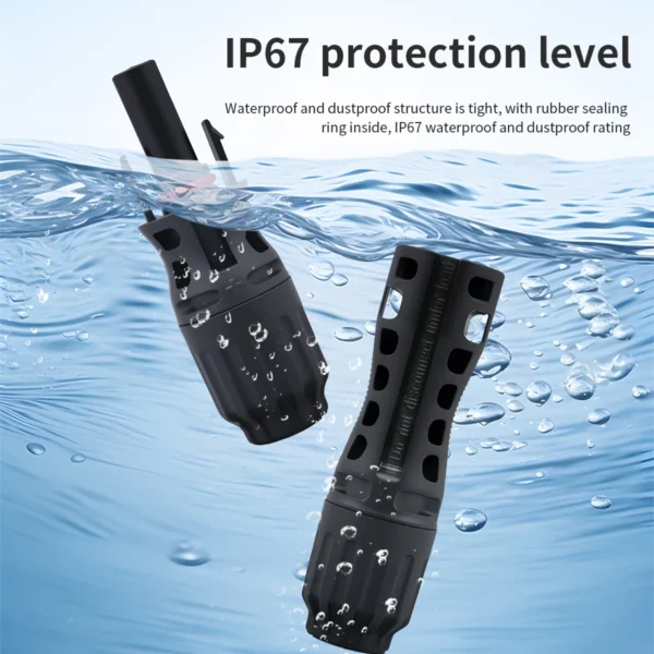 TOMZN 1500V 45A Two sets of Solar Connectors Panel Branch PV Photovoltaic Board Terminal Box Inverter Waterproof IP67 - Image 5