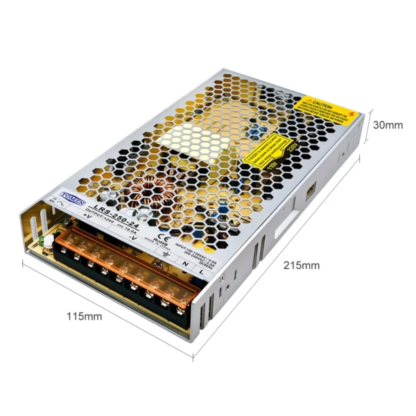 TOMZN 250W AC-DC SMPS Single Output Switching power supply input 110-240V output 5V 12V 15V 24V 36V 48V adjustable for LED - Image 4