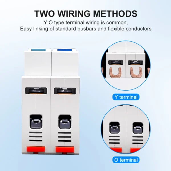TOMZN TUYA 1-63A TOMZN 2P WIFI Smart Switch Energy Meter Circuit Breaker voltage current leakage protection Relay cut off L+N - Image 3